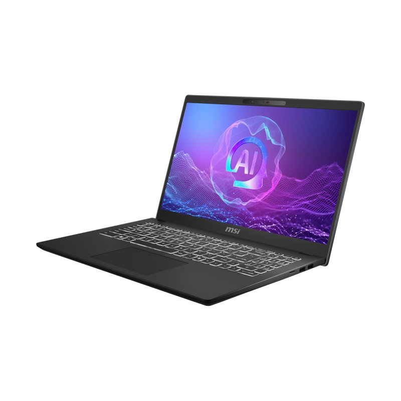MSI Modern 15 H AI C2HMG-265 - 15,6" FHD Display, Intel Core Ultra 7 255HX, 16GB DDR5 RAM, 512GB SSD, Windows 11 Home