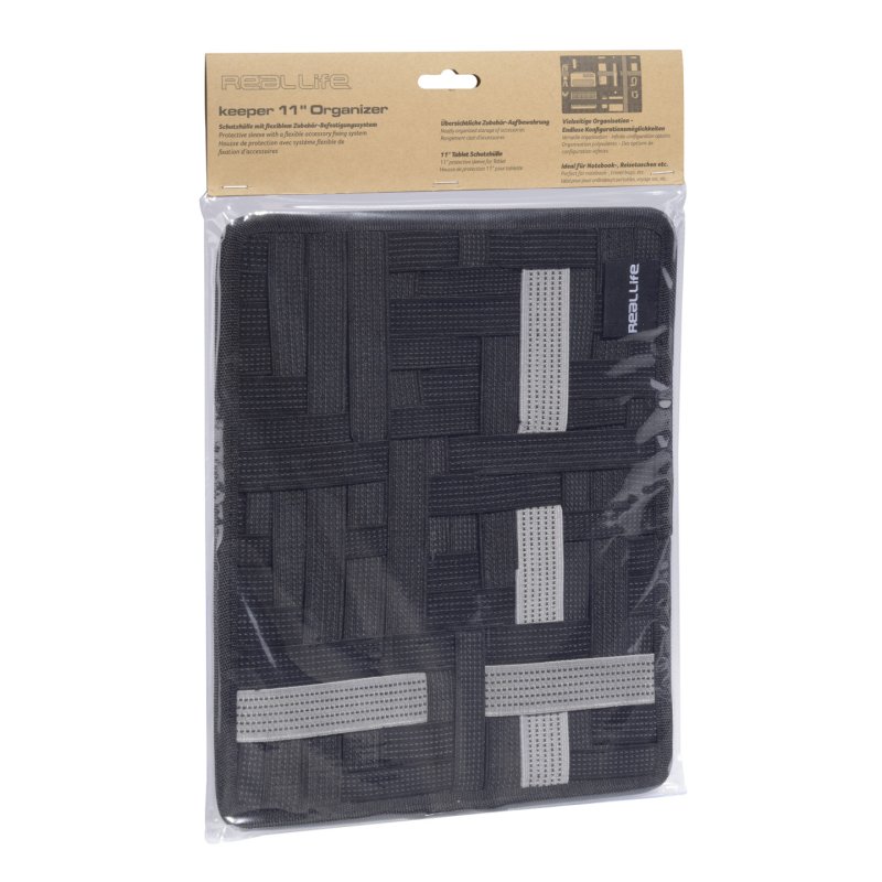 RealPower 156802 étui pour tablette 27,9 cm (11") Noir, Gris