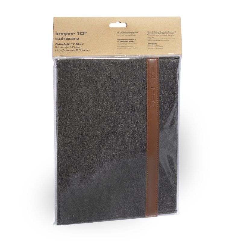 Ultron RealLife Keeper 25.4 cm (10") Sleeve case Black