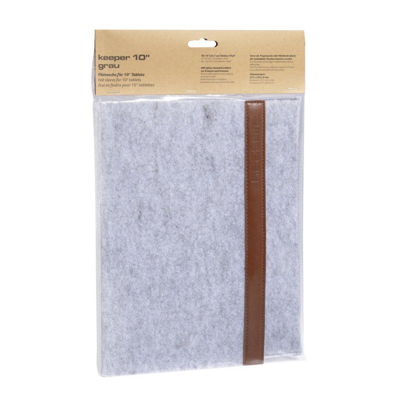 Ultron RealLife Keeper 25,4 cm (10") Housse Gris