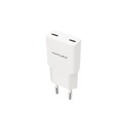 Nanocable 10.10.2029 mobile device charger Smartphone White AC Fast charging Indoor