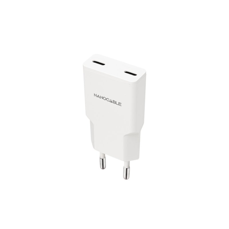 Nanocable 10.10.2029 mobile device charger Smartphone White AC Fast charging Indoor