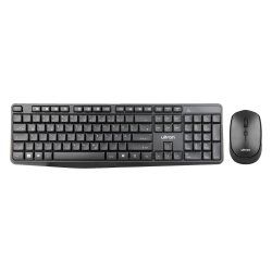 Ultron UMC300 clavier Souris incluse Universel RF sans fil Allemand Noir