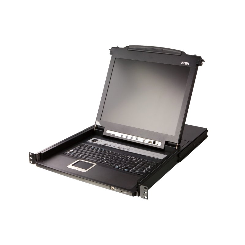 CL5708MW D 43cm wide LCD KVM Switch USB-PS/2 VGA 8 Port Tastaturlayout DE