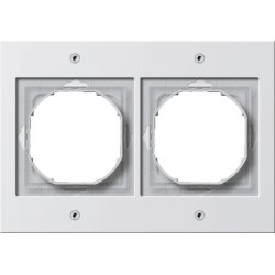 GIRA 021266 Rahmen 2f reinweiß TX44 (WG UP)