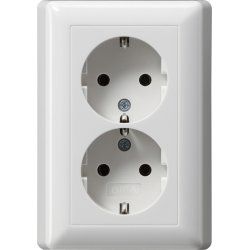 GIRA 078003 prise de courant CEE 7/3 Blanc