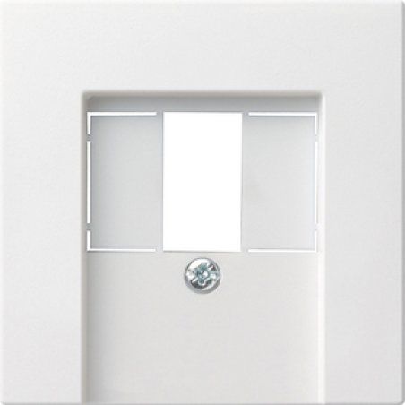 GIRA 027603 Plaque de commutation et obturateur Blanc