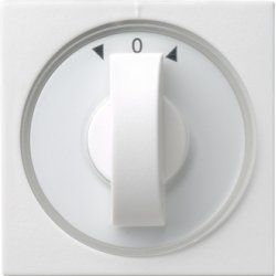 GIRA 066603 Plaque de commutation et obturateur Blanc
