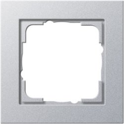 GIRA 021125 Rahmen 1f Farbe alu E2 1-fach E2
