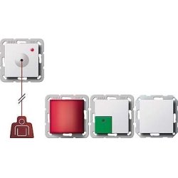 GIRA 291403 commutateur électrique Interrupteur à tirage Blanc