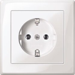 Merten MEG2301-1419 outlet box Type F White