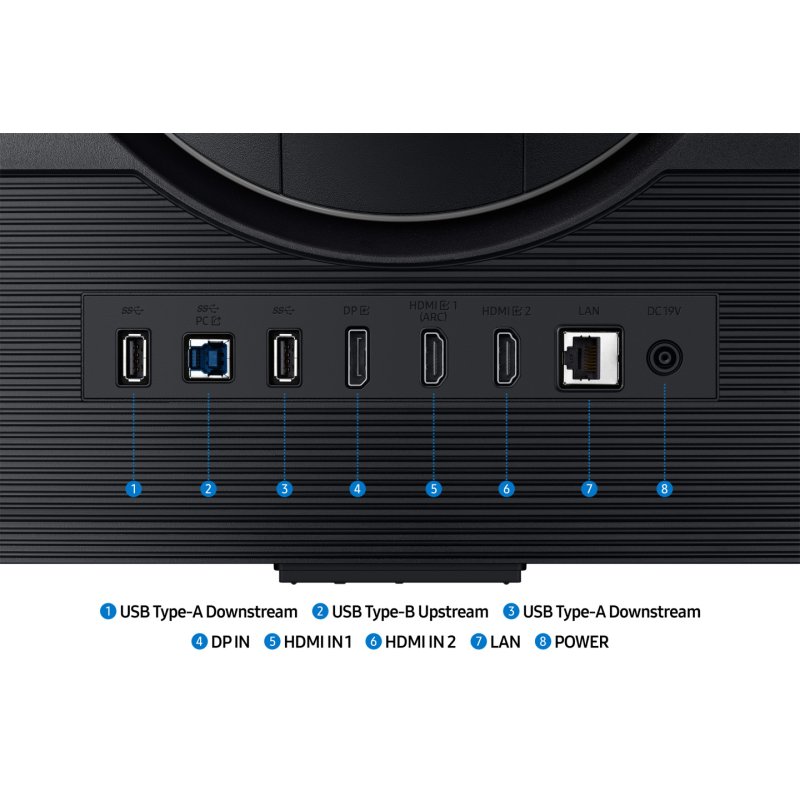 Samsung G70F computer monitor 68.6 cm (27") 3840 x 2160 pixels 4K Ultra HD LCD Black