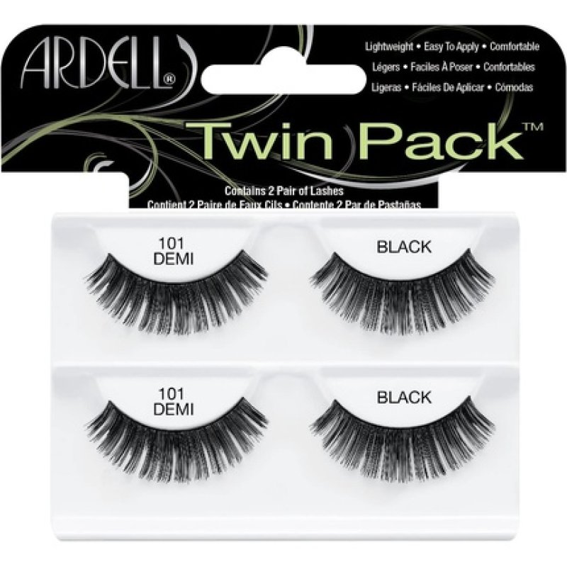 Ardell 101 Demi Black False Eyelashes Twin Pack