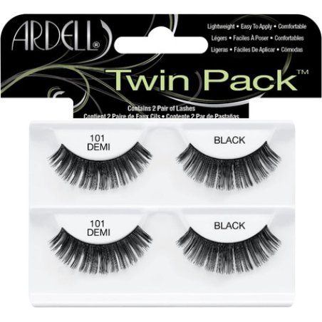 Ardell 101 Demi Black False Eyelashes Twin Pack