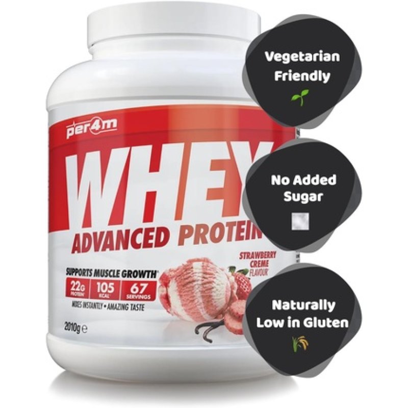 Per4m Whey Protein Powder High Protein Shake for Muscle Growth and Recovery