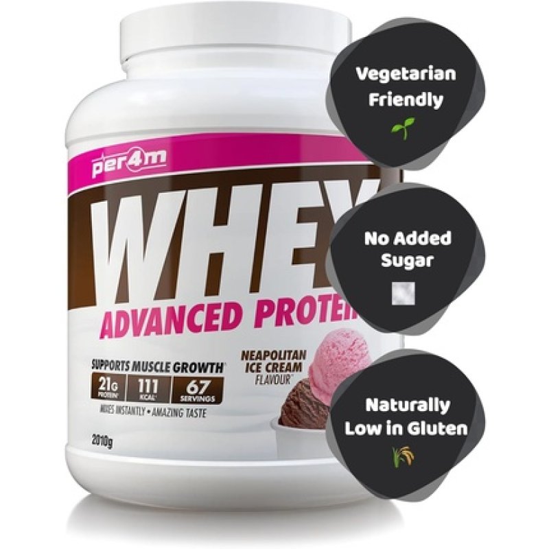 Per4m Whey Protein Powder High Protein Shake for Muscle Growth and Recovery