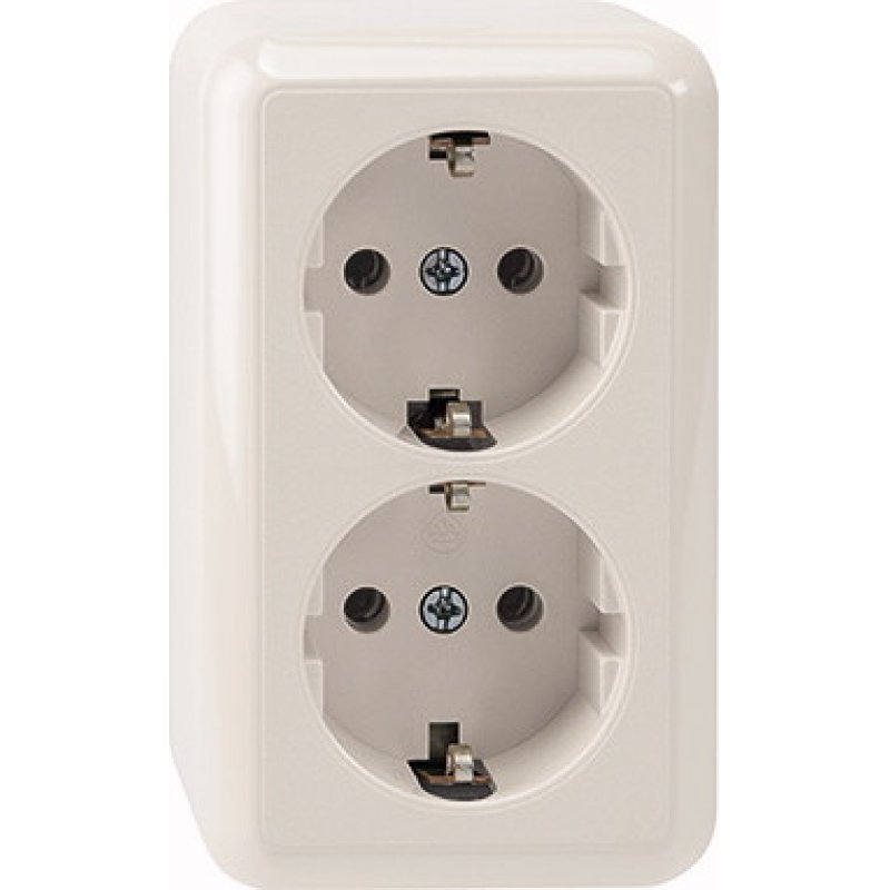 Merten MEG2421-8719 prise de courant CEE 7/3 Blanc