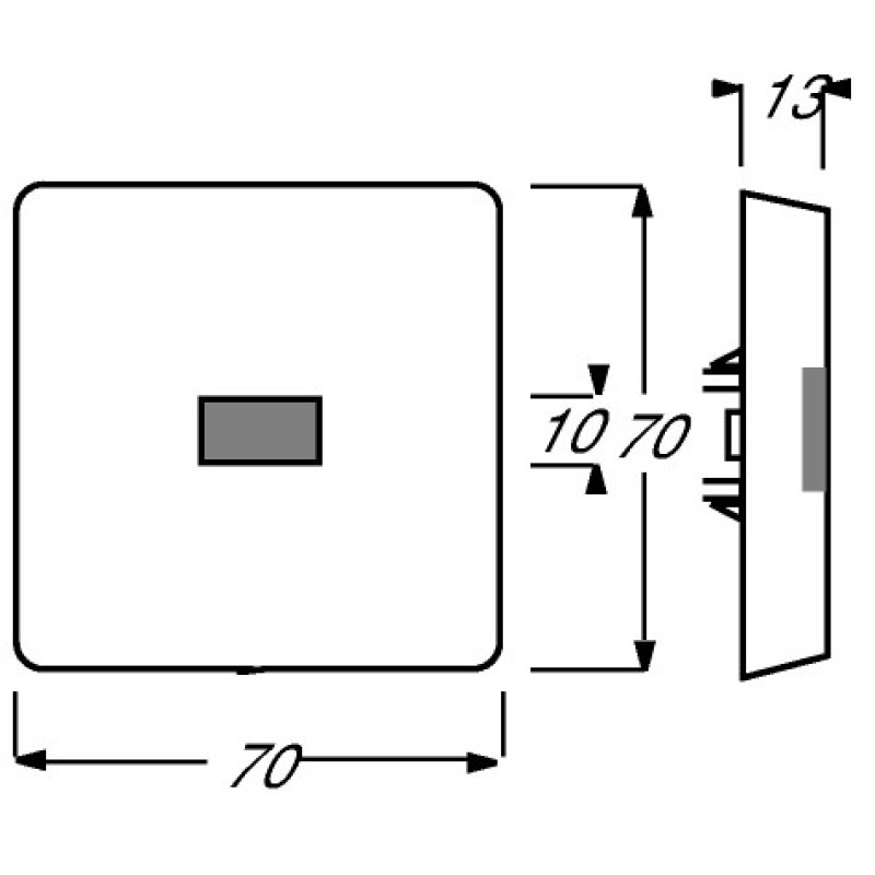 BUSCH JAEGER BJ 2120-34 Abdeckung f.Aus-Wechsel- Kreuzschalter Allwetter 44 alpinweiß