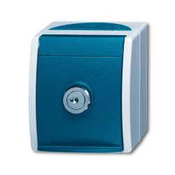 Busch-Jaeger 2083-0-0822 socket-outlet CEE 7/3 Blue, White