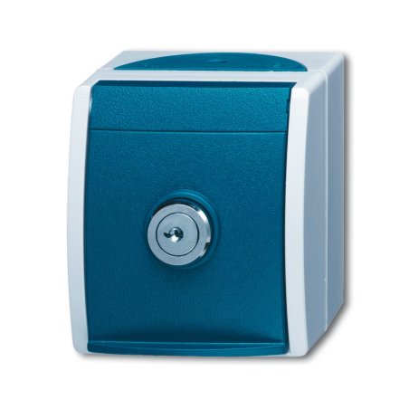 Busch-Jaeger 2083-0-0822 socket-outlet CEE 7/3 Blue, White