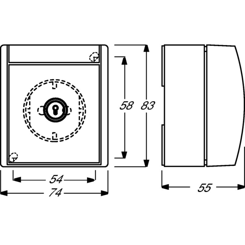 Busch-Jaeger 2083-0-0822 socket-outlet CEE 7/3 Blue, White