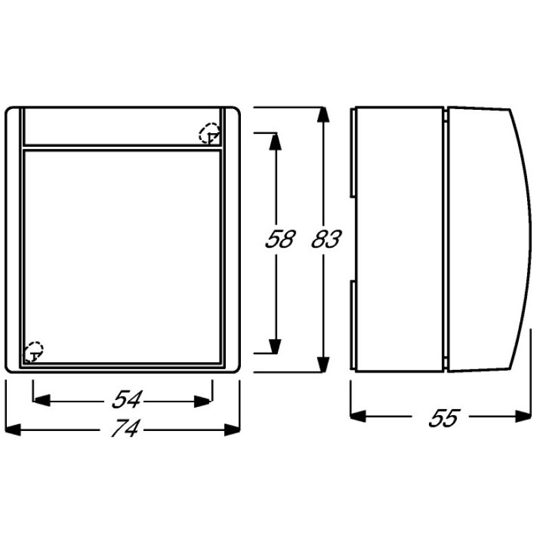 Busch-Jaeger 2601/6 SKWNH-54 1P Blanc