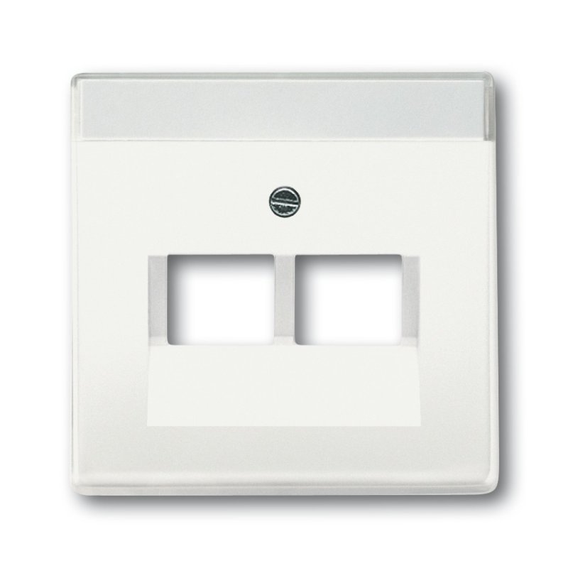 Busch-Jaeger 1710-0-3888 Plaque de commutation et obturateur Blanc