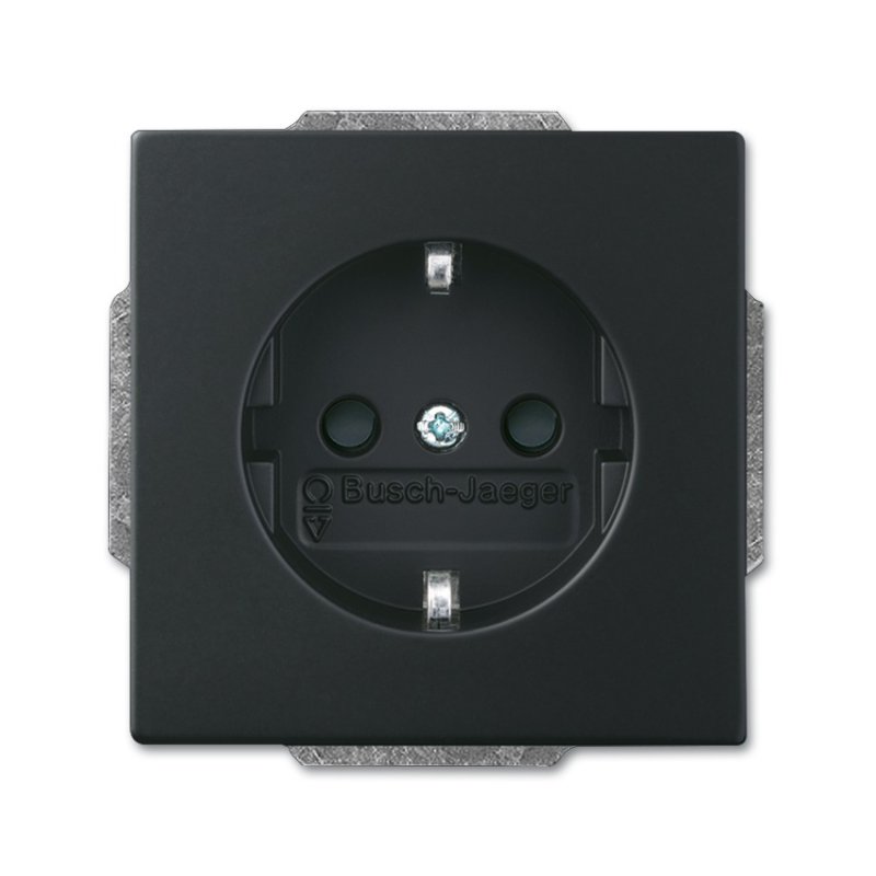 BUSCH JAEGER BJ 20 EUC-885 Steckdosen-Einsatz future linear schwarz matt