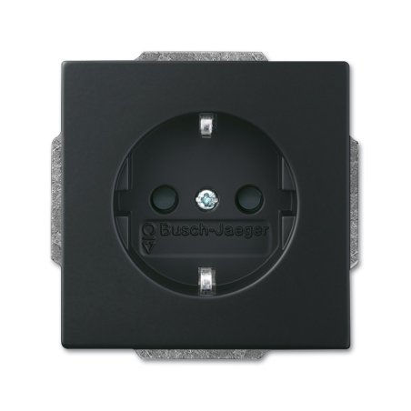 BUSCH JAEGER BJ 20 EUC-885 Steckdosen-Einsatz future linear schwarz matt
