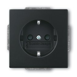 Busch-Jaeger 20 EUCKS-885 socket-outlet CEE 7/3 Black