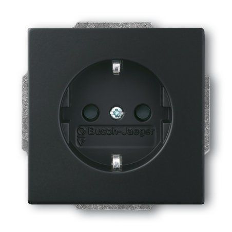 Busch-Jaeger 20 EUCKS-885 prise de courant CEE 7/3 Noir