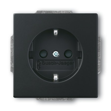 Busch-Jaeger 20 EUCKS-885 socket-outlet CEE 7/3 Black