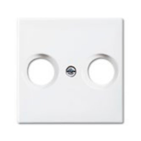 Busch-Jaeger 1724-0-4334 Plaque de commutation et obturateur Blanc