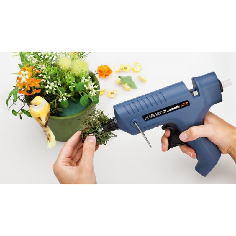 STEINEL Gluematic 5000 Pistolet à colle chaude Bleu 500 W