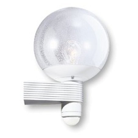 Steinel L400S weiss Wandleuchte mit Wächter 60W E27