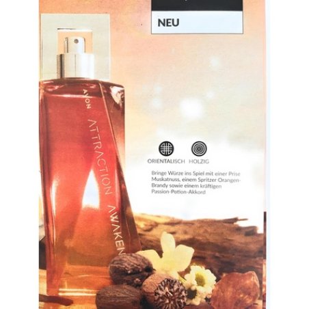 Avon Attraction Awaken New Men's Fragrance EDT 75ml