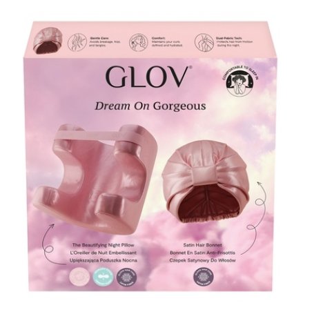 Dream On Gorgeous Satin Hair Cap And Beautifying Night Pillow Set