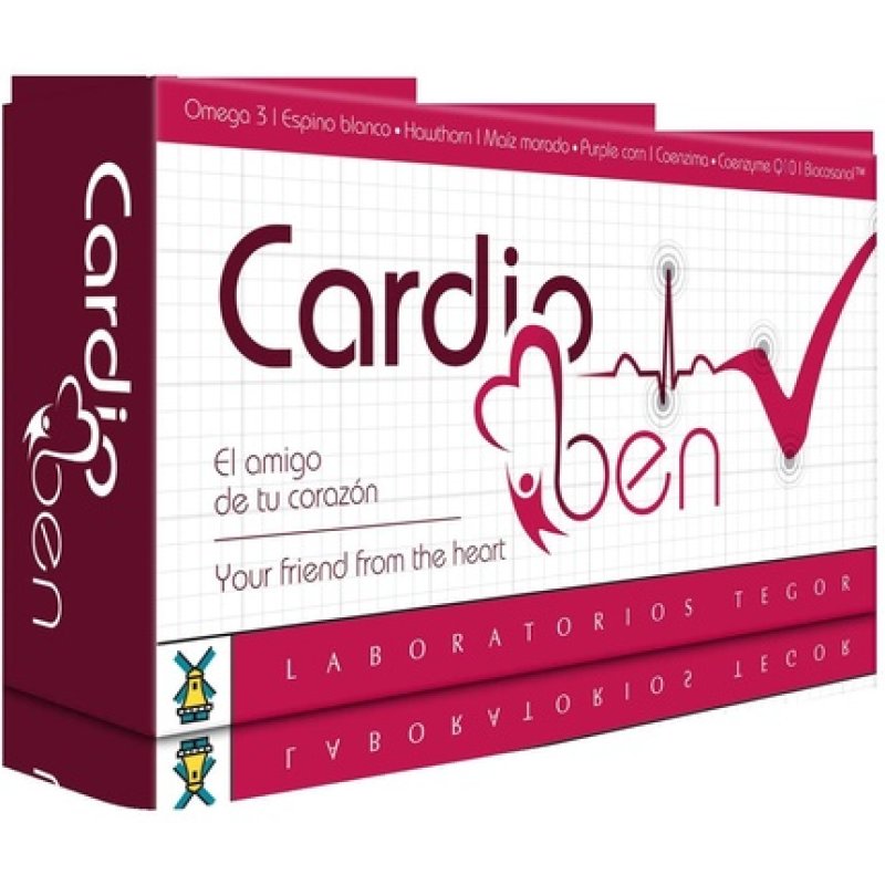 Nutricosmetics - Tegor Cardioben 60 Caps