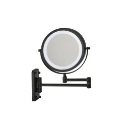 Glow Up - Makeup Artist Mirror - Double Sided w. LED - Black