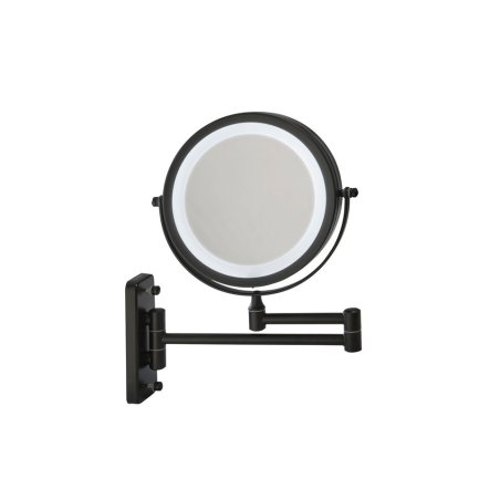 Glow Up - Makeup Artist Mirror - Double Sided w. LED - Black