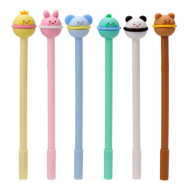 KAWAII - Animaux Mignons - Stylo à Gel Effaçable (Display de 36pcs)