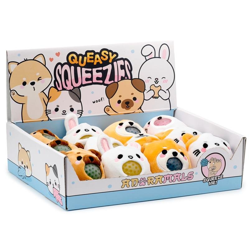 KAWAII - Animaux de Compagnie - Balle 'Squeezies' Anti-Stress