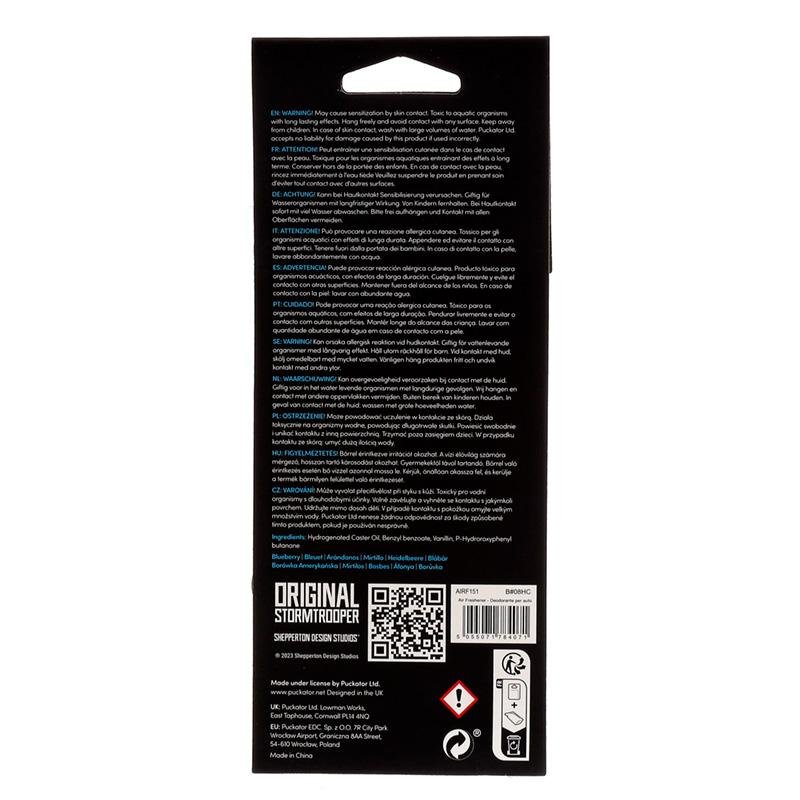 STAR WARS - Stormtrooper - Désodorisant Voiture - Myrtille