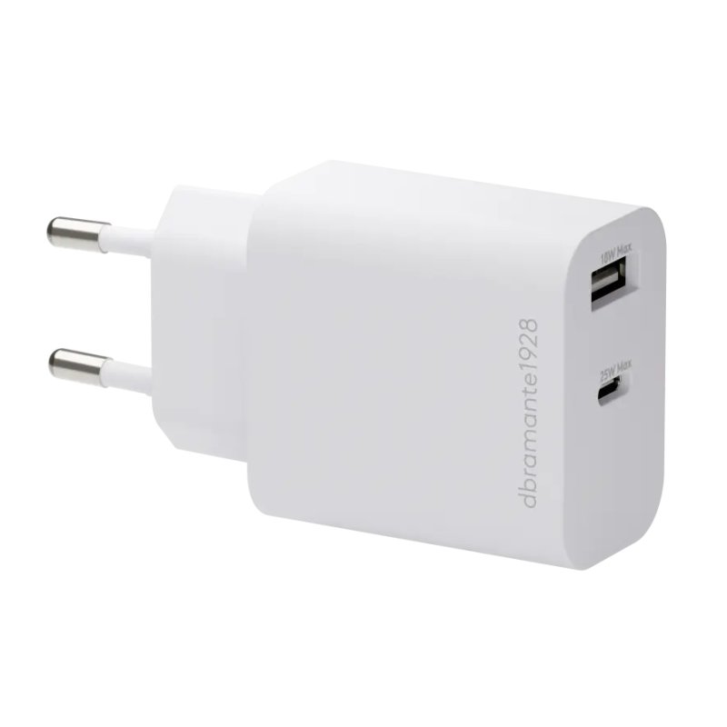 EU Wall Chrg-USB-C 25W USB-A 18W-WHT