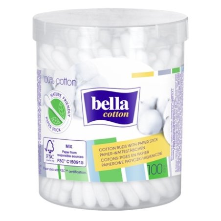 Bella Cotton Hygiene Swabs 100 Pieces