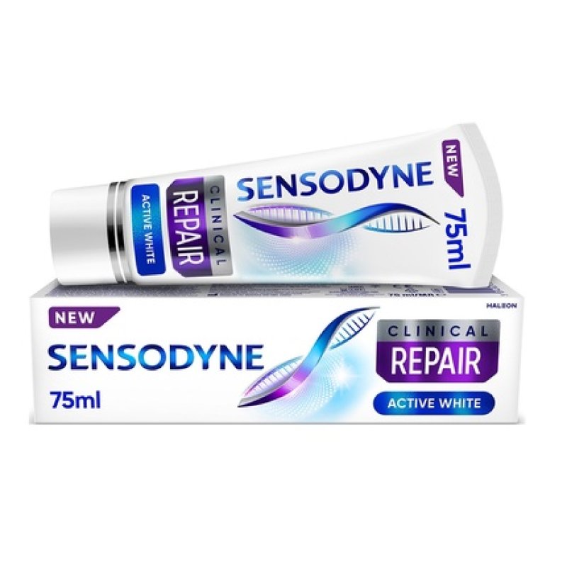 Sensodyne Clinical Repair Active White Whitening Toothpaste 75ml