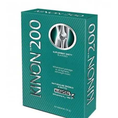 Kinon Vitamin K2 Mk-7 200 - Bone And Heart Health Supplement, 30 Tablets