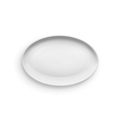 Eva Trio - Legio Nova Oval Coupe Plate - White - 24.5 cm