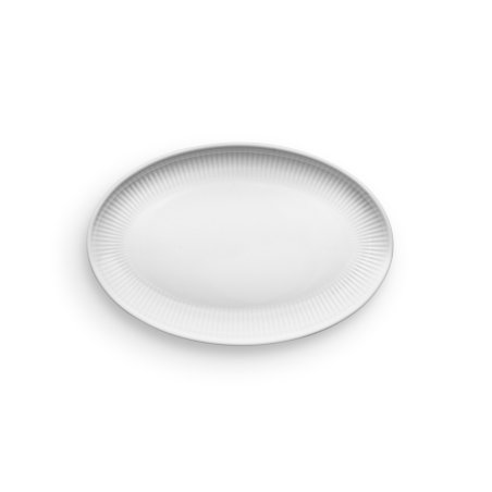 Eva Trio - Legio Nova Oval Coupe Plate - White - 24.5 cm
