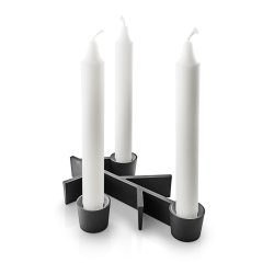 Eva Solo - Twig candlestick - Black - 20 cm